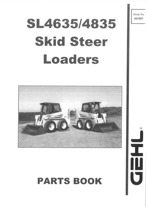 gehl model sl4835 skid steer starter|Gehl Skid Steer Loader SL4835 Parts .